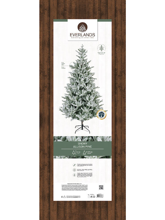 Weihnachtsbaum Beschneit 210cm mit 832 Zweige