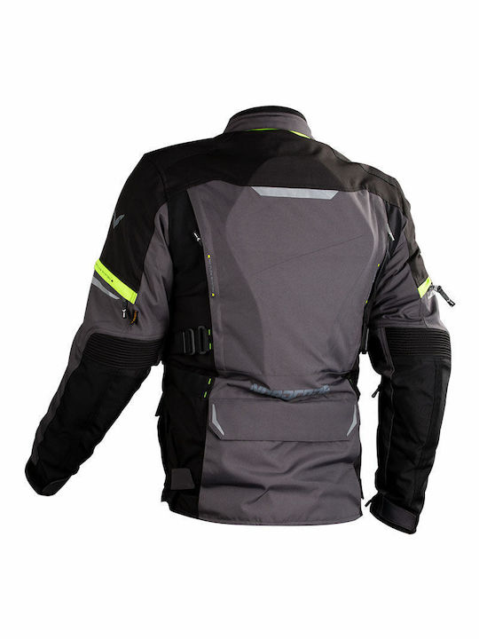 Nordcode Senegal Oversize Men's Motorcycle Jacket Cordura 4 Seasons Waterproof Dark Grey
