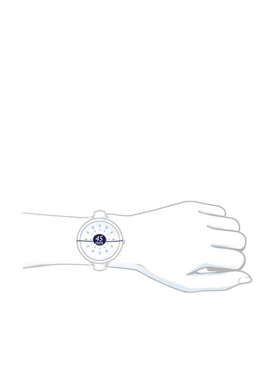 Casio Edifice Classic Men's Watch 45.5mm Chronograph Battery with Silver Metal Bracelet