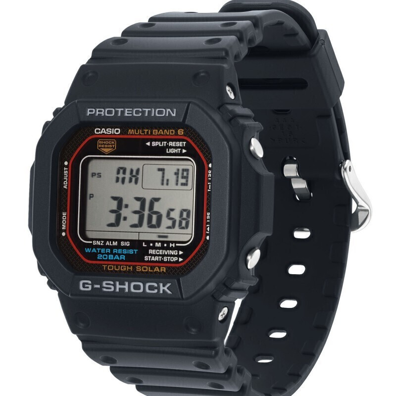 Casio G-Shock Ceas Digital Bărbătesc 43.2mm Solar cu Curea din