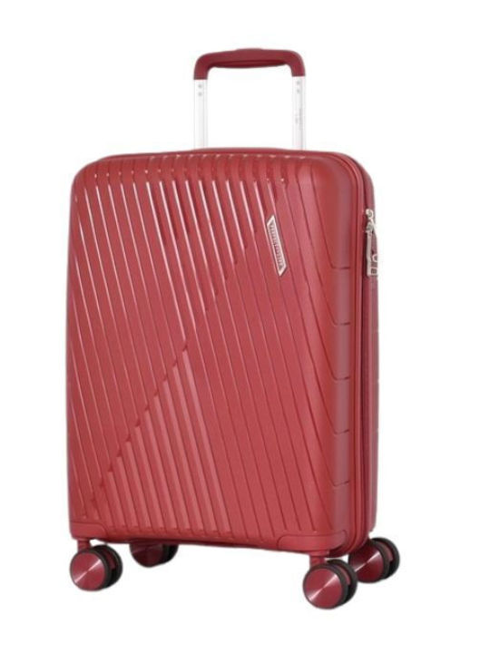 Reisekoffer Hart Rosa für Kabine mit 4 Rädern Höhe 55cm