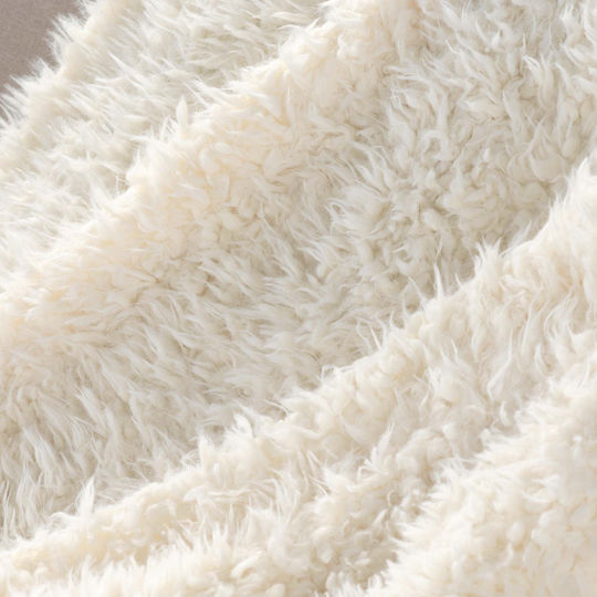 L-c Mouton Fur Armchair Throw 180x220cm Mouton