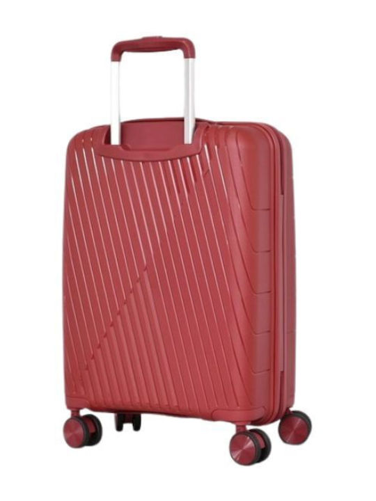 Lavor Hart Kabinenkoffer Rot mit 4 Rädern Höhe 55cm