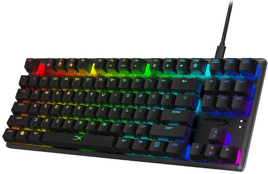 HyperX Alloy Origins Core Gaming Mechanical Keyboard Tenkeyless with HyperX Red switches and RGB lighting (German)