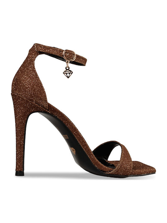 Stilettos Πέδιλα Χρυσά