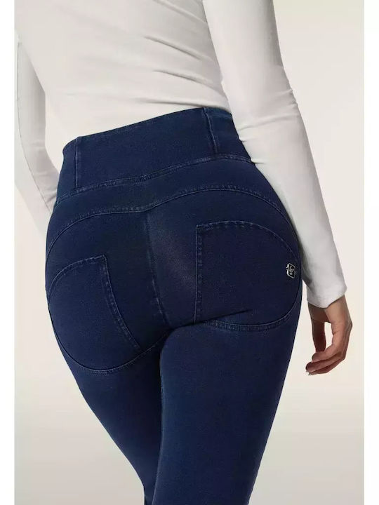 Ψηλόμεσο Γυναικείο Jean Παντελόνι Push Up Jeggings