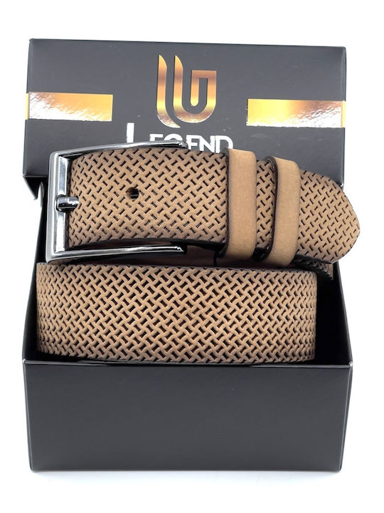 Herren Gürtel Leder Camel