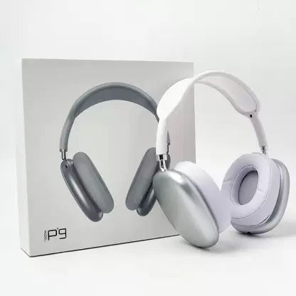 P9 Pro Max Kabellose Bluetooth Über Ohr Kopfhörer mit 5 Stunden Betriebszeit Silber