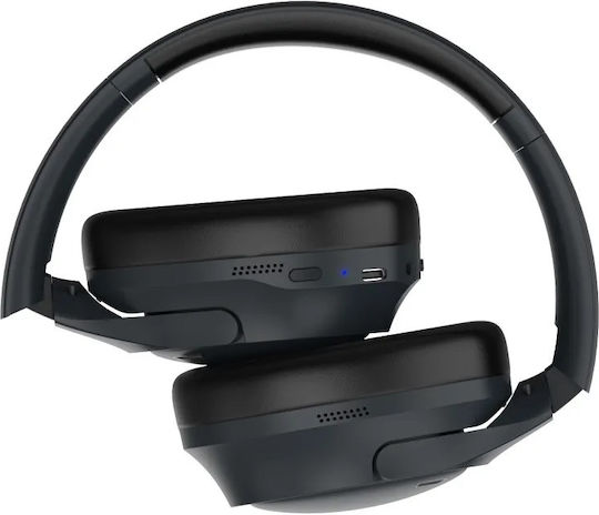 Forcell F-AUDIO Vibe Kabellose Bluetooth Über Ohr Kopfhörer mit 20 Stunden Betriebszeit Schwarz