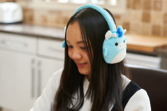 Jazwares Squishmallows Plush Wireless / Wired Over Ear Headphones with 6 hours of Operation Winston The Owl