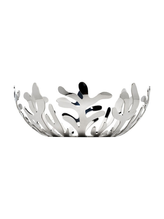 Alessi Fruit Bowl Metallic Gray 25x25x9cm
