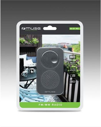 Muse M-01 RS Φορητό Ραδιόφωνο Μπαταρίας Μαύρο