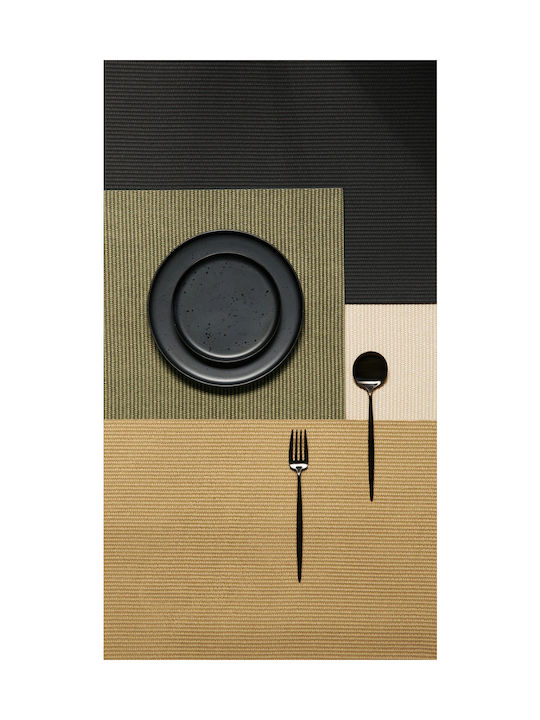 Asa Fabric Placemat Black 46x33cm