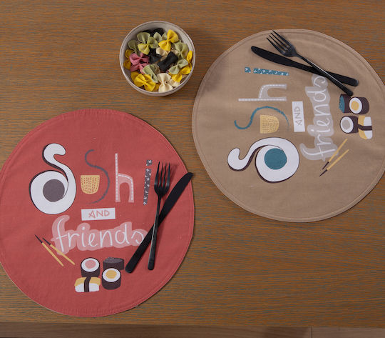 Nef-Nef Homeware Σουπλά Υφασμάτινο Πράσινο 38x38cm Nef-Nef Homeware Σουπλά Υφασμάτινο Πράσινο 38x38cm