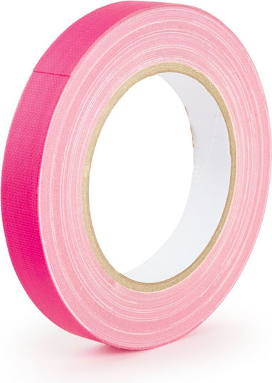 Allcolor Neon Pink Αυτοκόλλητη Υφασμάτινη Ταινία Ροζ 25mx19mm