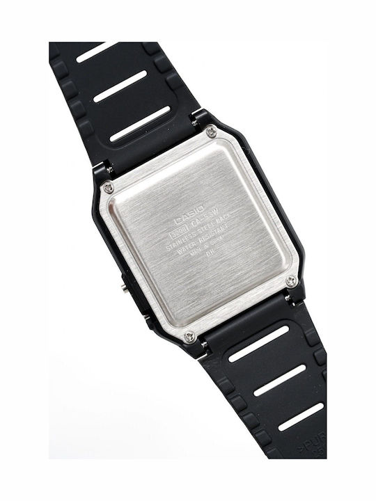 Casio Calculator Digital Men's Watch Battery with Black - Main Image