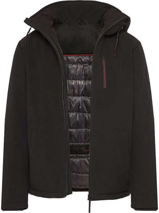 Winter Jacket Softshell Waterproof and Windproof Black