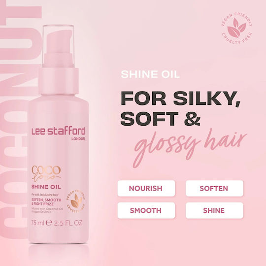 Lee Stafford CoCo LoCo Ξηρό Λάδι Μαλλιών για Ενδυνάμωση 75ml