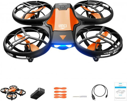 4DRC V8 Vinci Dron Mini 2.4 GHz cu Cameră 1080p și Telecomandă