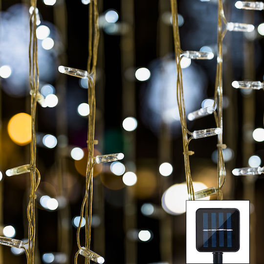 192 Λαμπάκια LED 2μ. Θερμό Λευκό Ηλιακά σε Σειρά