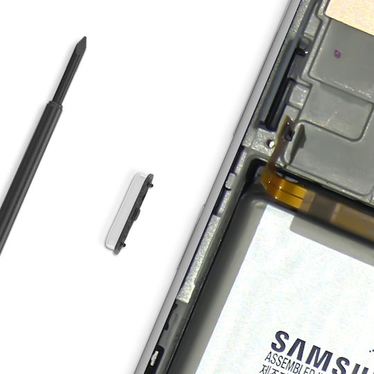 Clappio Power Button Samsung Galaxy A51 White