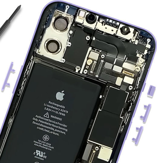 Clappio Power Volume Mute Button Iphone 12 12 Pro Purple