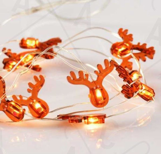 15 Lights LED 1.4m. Warm White in String 1pcs