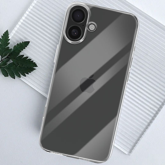Avizar Case Iphone 16 Plus Silicone Soft Design Thin Lightweight Transparent