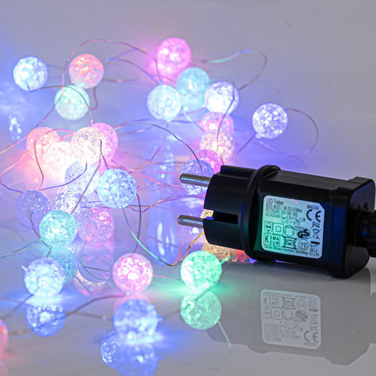 100 LED-Lichterkette 5 m Weiß