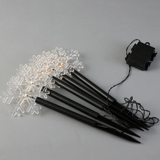 5 Lights LED 2m. Warm White Solar in String 1pcs