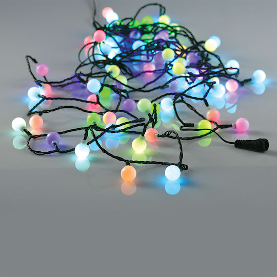80 Lights LED 11m. Multicolor in String 1pcs