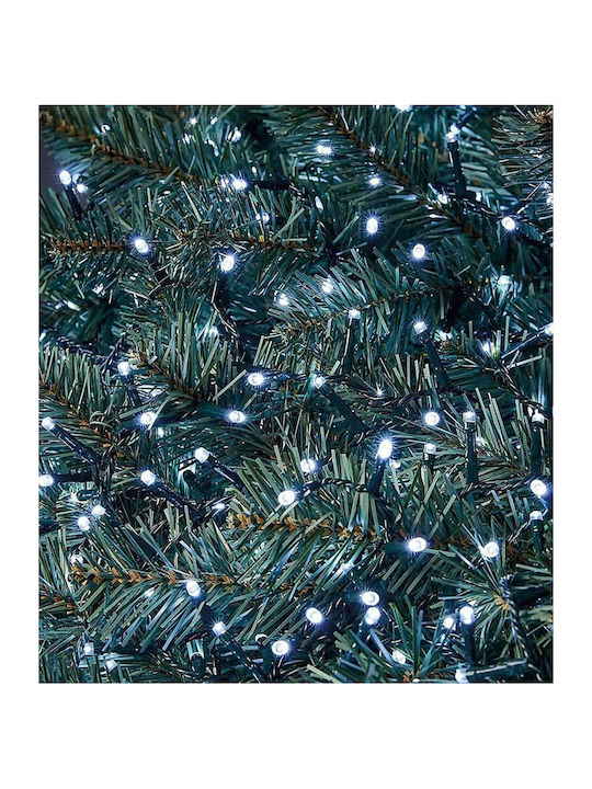100 Lights LED 5m. Cold White in String 1pcs