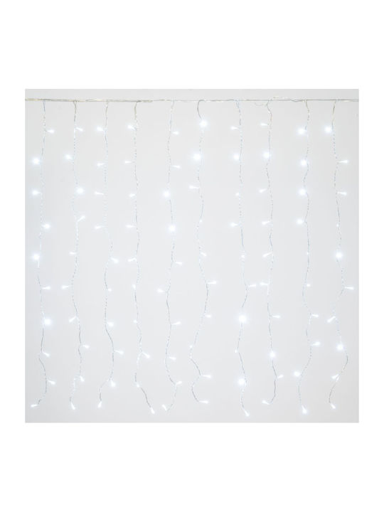 200 Lichterketten LED 2m. x 100cm Kaltes Weiß Typ Vorhang 1Stück