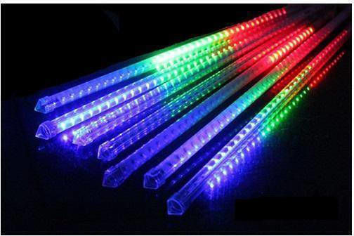 8 Lămpițe LED 2.5m. x 50buc Multicolore tip Meteorit 1buc
