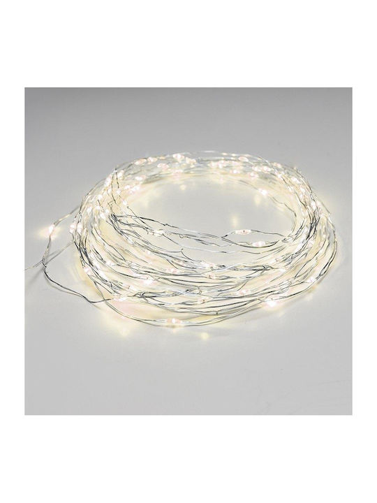 200 Lights LED 20m. Warm White in String 1pcs