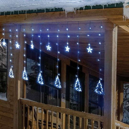 Λαμπάκια LED Κουρτίνα 3μ. Ψυχρό Λευκό