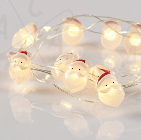 15 Lights LED 1.40m. Warm White Battery in String 1pcs