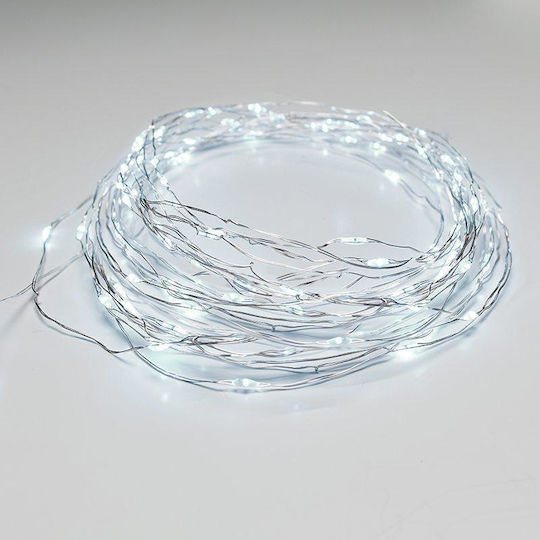 200 Lights LED 20m. Cold White in String 1pcs