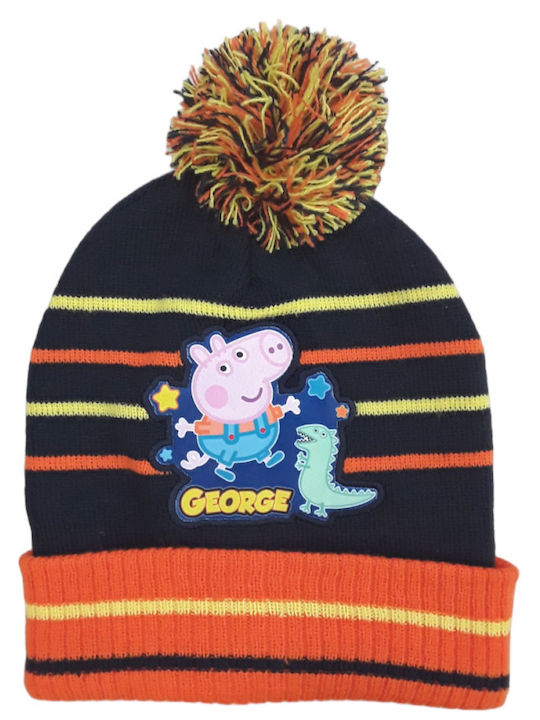 Kids' Set with Pants Winter 4pcs Blue George Pig