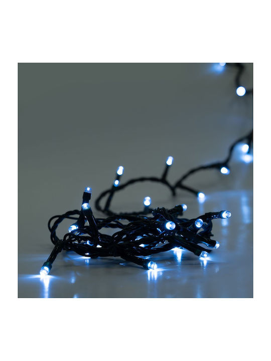 50 Светлини LED 2.5m. Хладен бял тип Лента 1бр