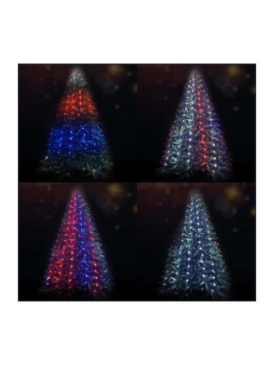 180 Λαμπάκια LED 1.8μ. x 1800εκ. RGB τύπου Χταπόδι