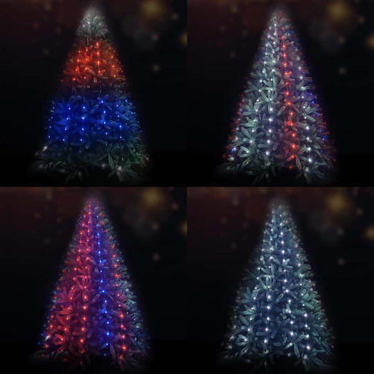 180 Lights LED 1.8m. x 1800cm Multicolor type Octopus 1pcs