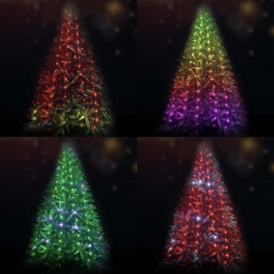 180 Lights LED 1.8m. x 1800cm Multicolor type Octopus 1pcs