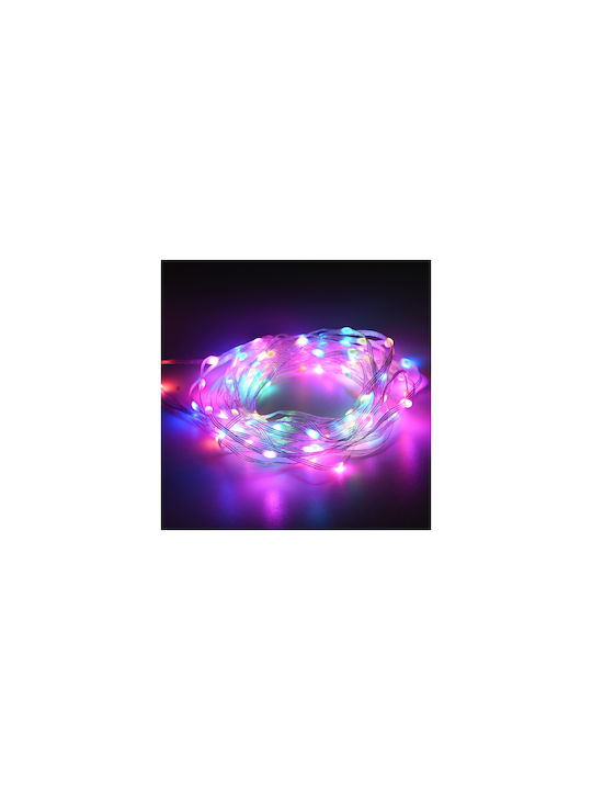 100 Lights LED 10m. Multicolor USB in String Aca