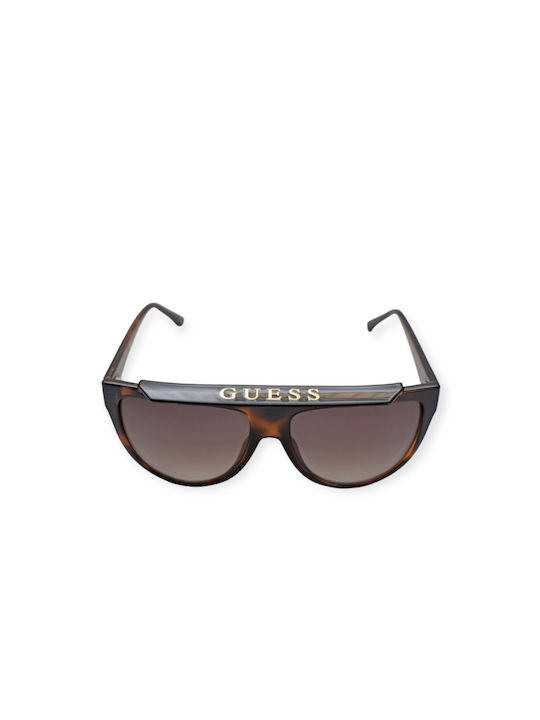 Guess Women's Sunglasses with Brown Tartaruga Acetate Frame and Brown Lenses GU7663 52G