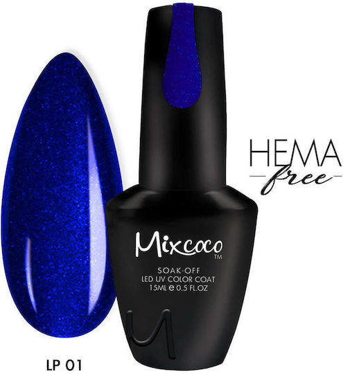 Mixcoco Mixcoco Gel Nail Polish LP-001 Glitter 15ml
