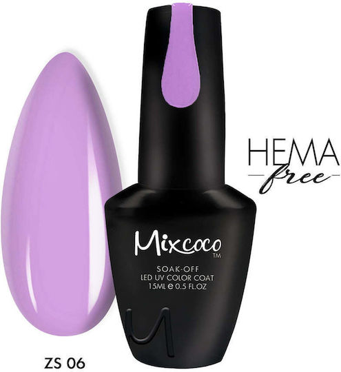 Mixcoco Полутрайно Лак За Нокти ZS-006 15мл