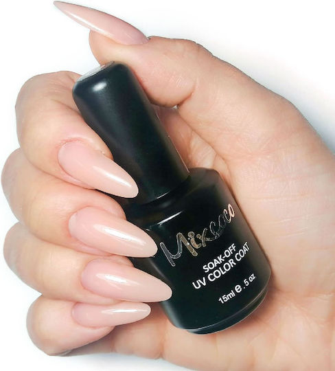 Mixcoco Halb-permanenter Nagellack Beige 04 15ml 1Stück