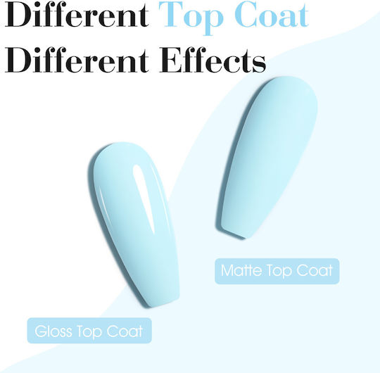 Canni Semi-Permanent Nail Polish Pale Blue 9028 9ml 1pcs