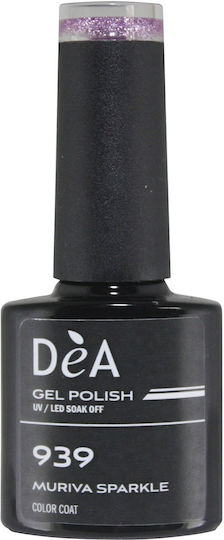 Dea Dea Gel Nagellack Rosa Glitzer mit Glitzer 8ml